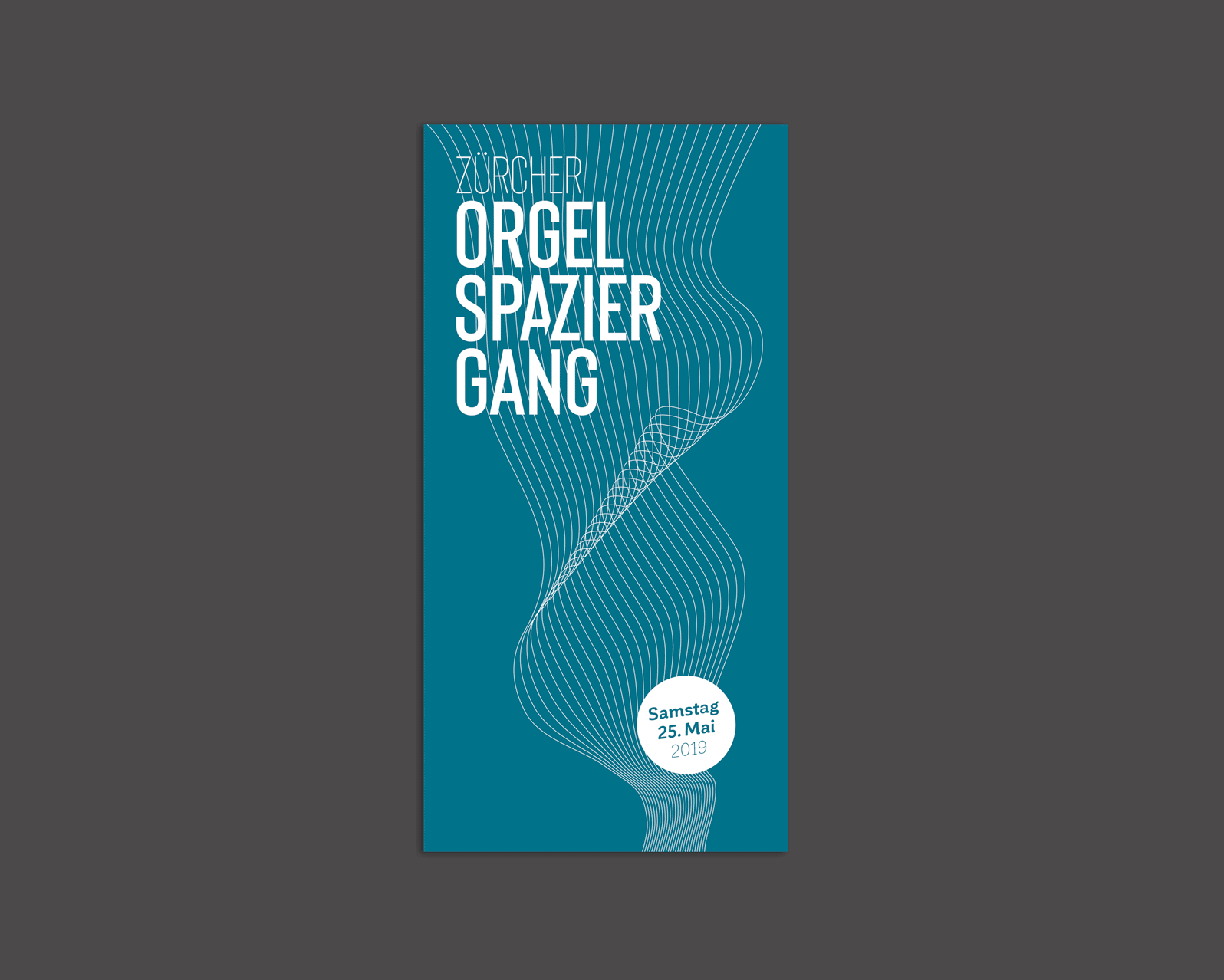 Flyer Zürcher Orgelspaziergang